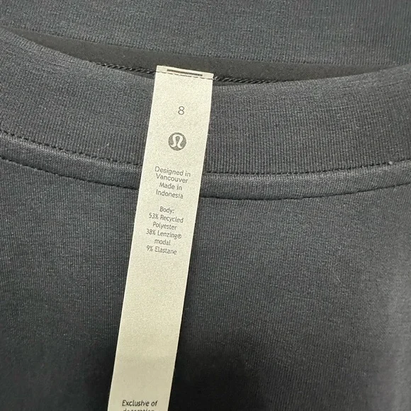 lululemon oversized crew softsteam black - Picture 2 of 2